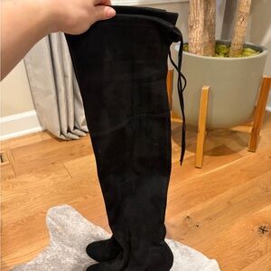 Steve Madden Black Over-the-Knee Boots
